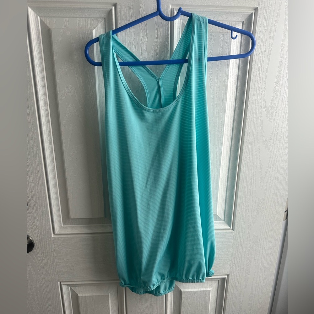 Women's Aqua Sleeveless Top